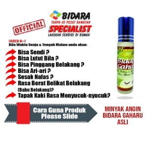 minyak angin bidara gaharu, minyak angin aromatherapy