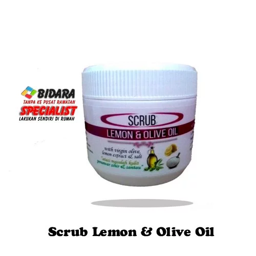 Scrub Lemon & Olive Oil Atasi Sihir Gatal-gatal Kulit & Resdung 82 klinik resdung