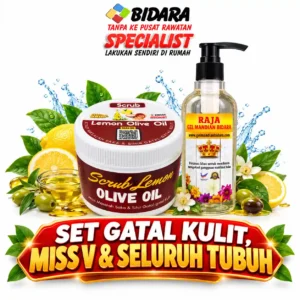 Set Gatal Kulit, Miss V & Seluruh Tubuh,Ubat Gatal Kulit Paling Berkesan