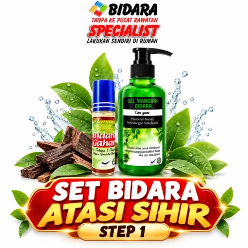Set Bidara atasi sihir step 1