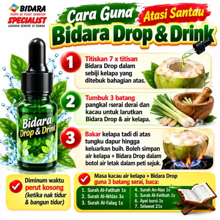 Bidara Drop N Drink 3 bidara drop santau