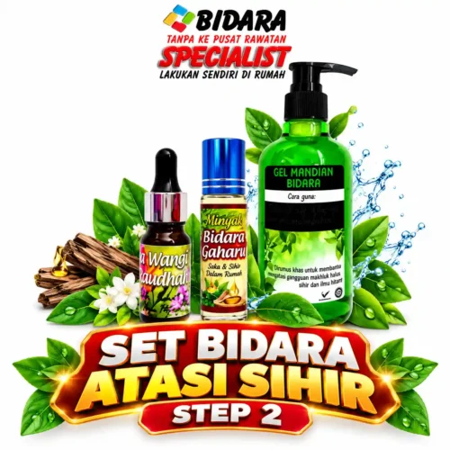 Set Bidara atasi sihir Step 2