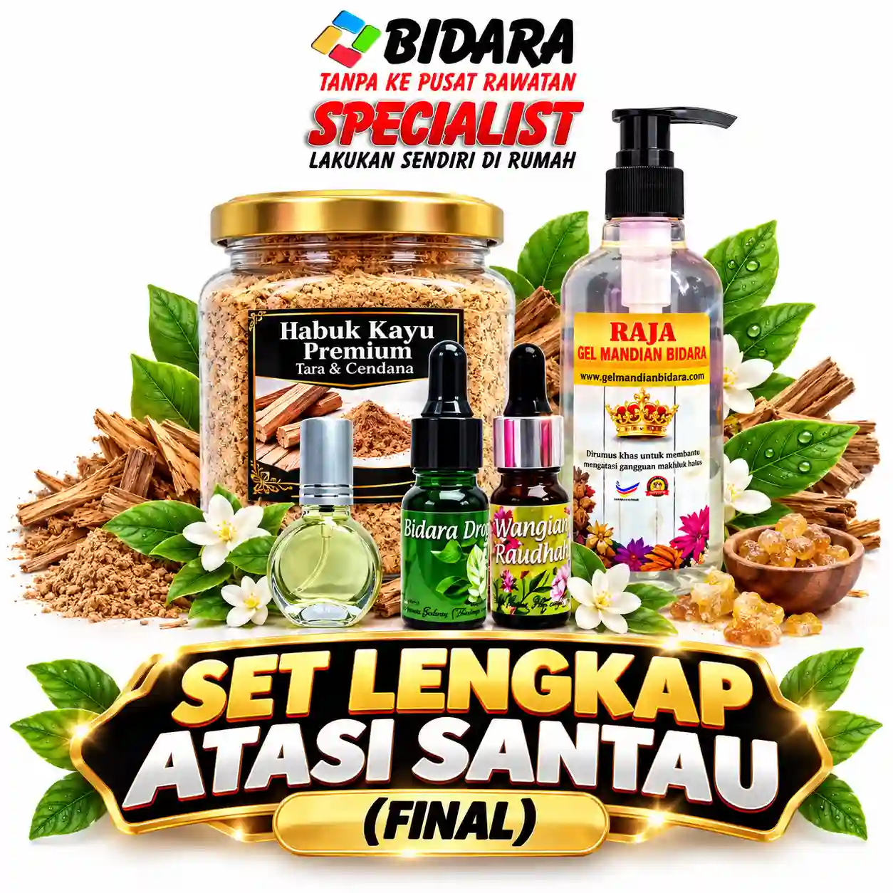 Set Lengkap Atasi Santau 2 santau, set atasi santau