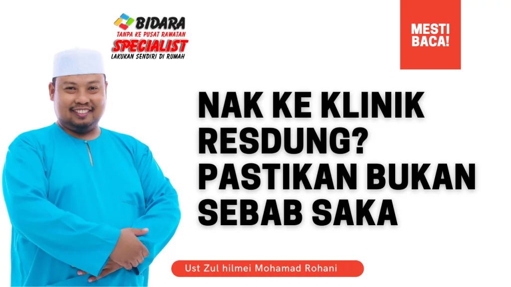 Nak Ke Klinik Resdung? Pastikan Resdung Anda Bukan Sebab Saka 85 Klinik Resdung
