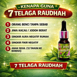 7 telaga raudhah, bau wangi yang menenangkan