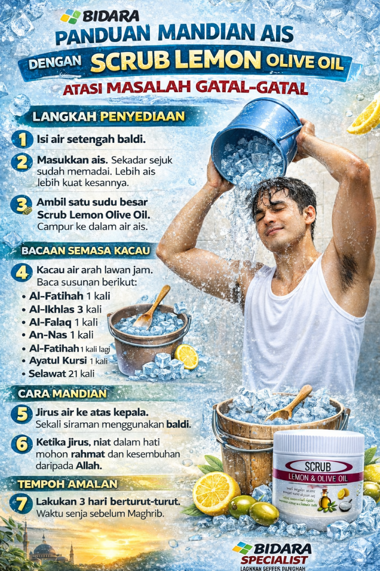 Gatal-Gatal Yang Tak Sembuh 3 mandi ais