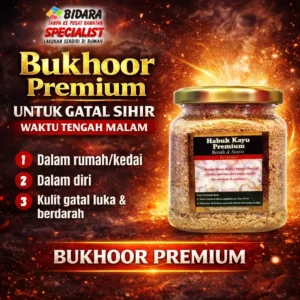 Bukhoor Premium untuk rawatan gatal waktu malam