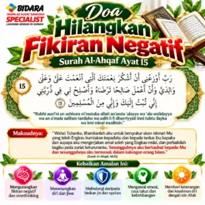 doa elak fikir negatif